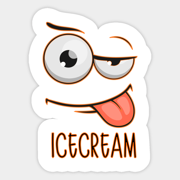 Ice Cream Sticker by Kufic Studio